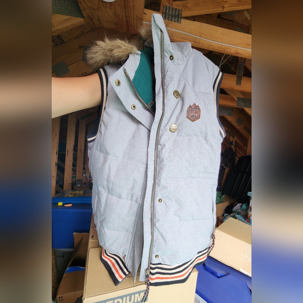 Picture Organic Women's Gray Vest Orange